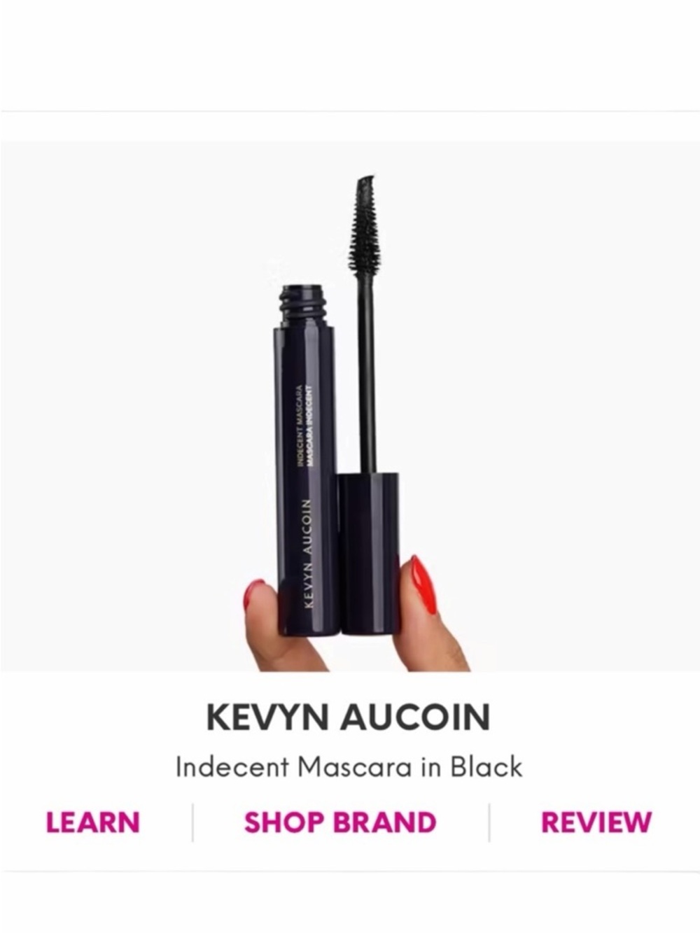 KEVYN AUCOIN Indecent Mascara in Black